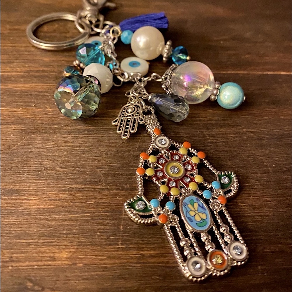 Hamsa Keychain / Purse Planner Charm Witchy